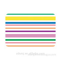 new design uv cmyk printing light Film pp recycled plastic 6pcs placemats + 6pcs coaster